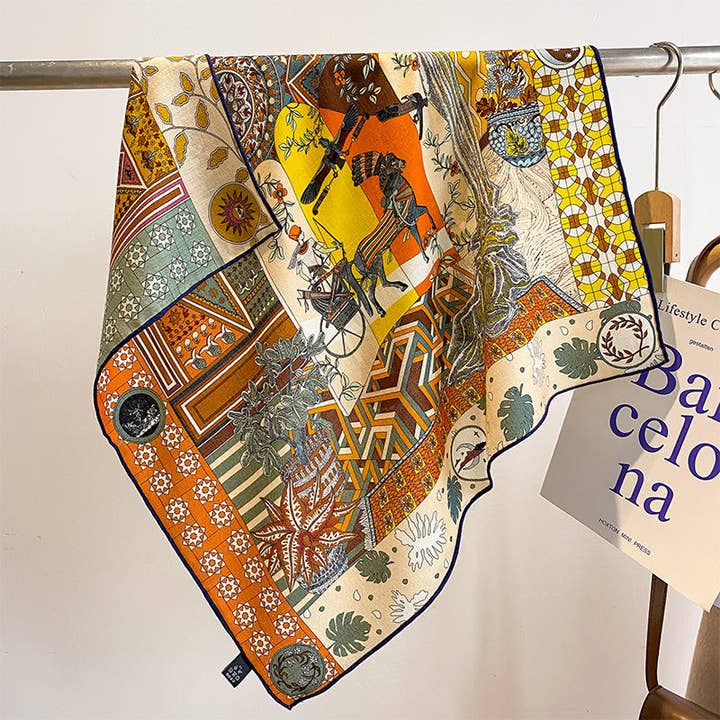 Marayn - Wholesale Scarf - Women's - Luxury Silk Wool Scarf Chic Style 202516