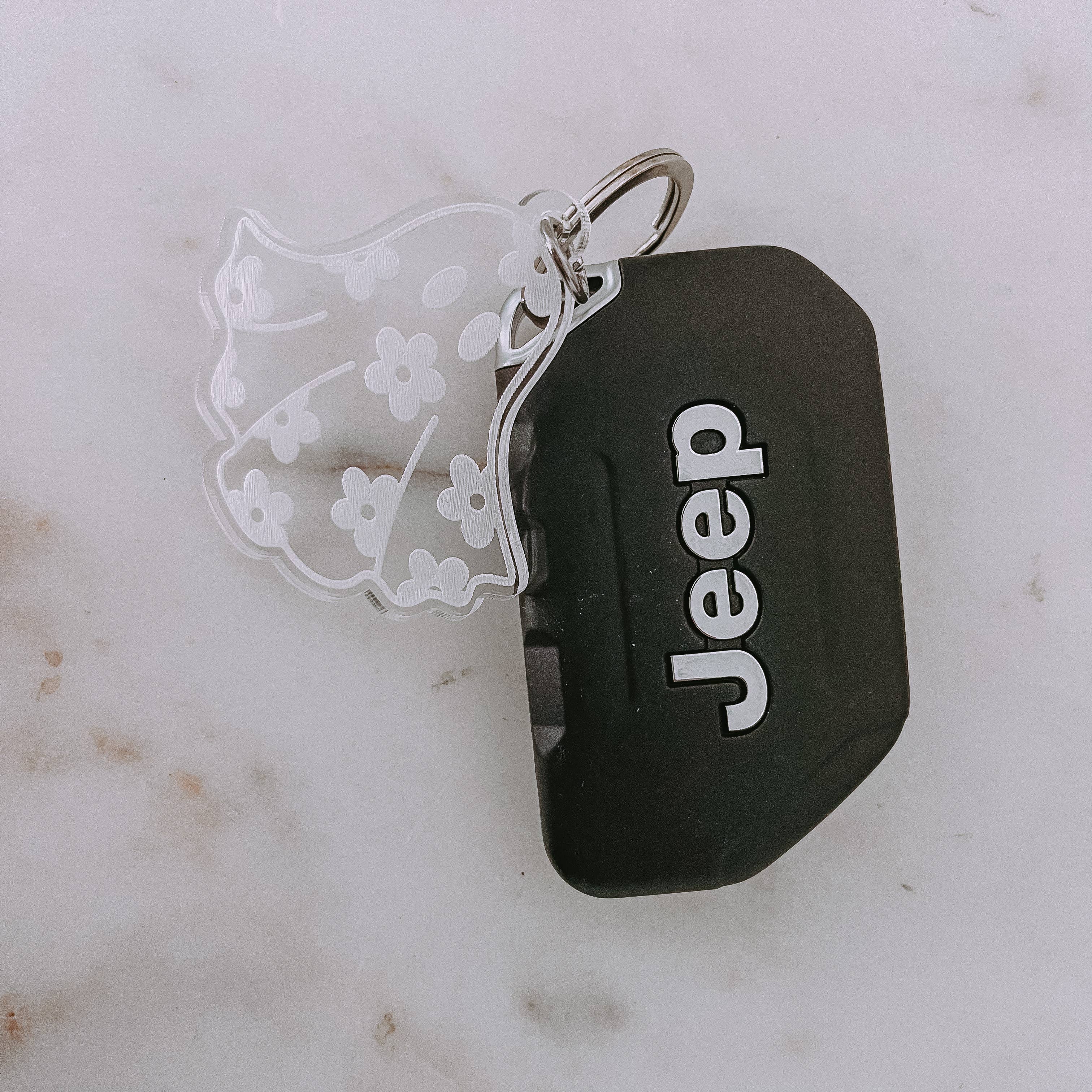 Sugar Koated Designs - Wholesale Keychain - Women's - Daisy Ghost Keychain, Cute Keychain, Retro Keychain4