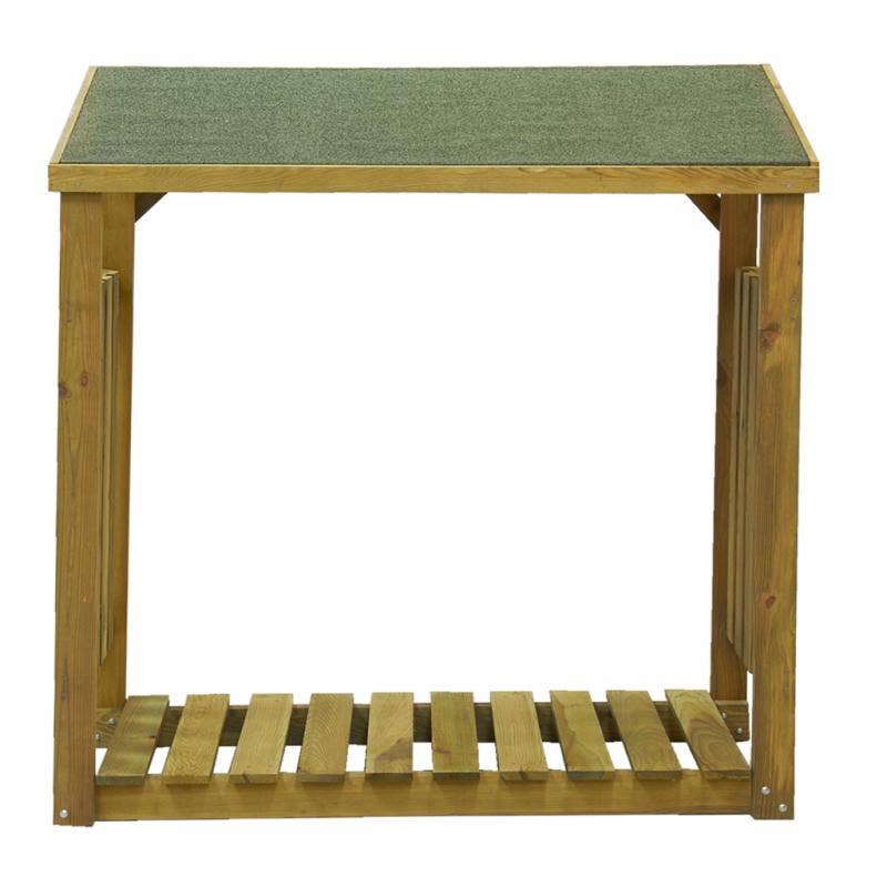 Aubry Gaspard – Ornamento/decoração ao ar livre por atacado – Abrigo de toras de pinheiro1