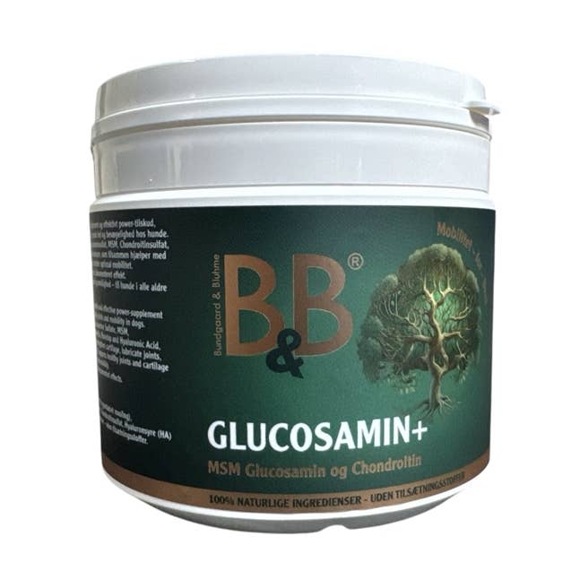 B&B Økologisk Hundeshampoo - Wholesale Pet Supplement - Dog - Glucosamine B&B Glucosamine+ (250g.)0