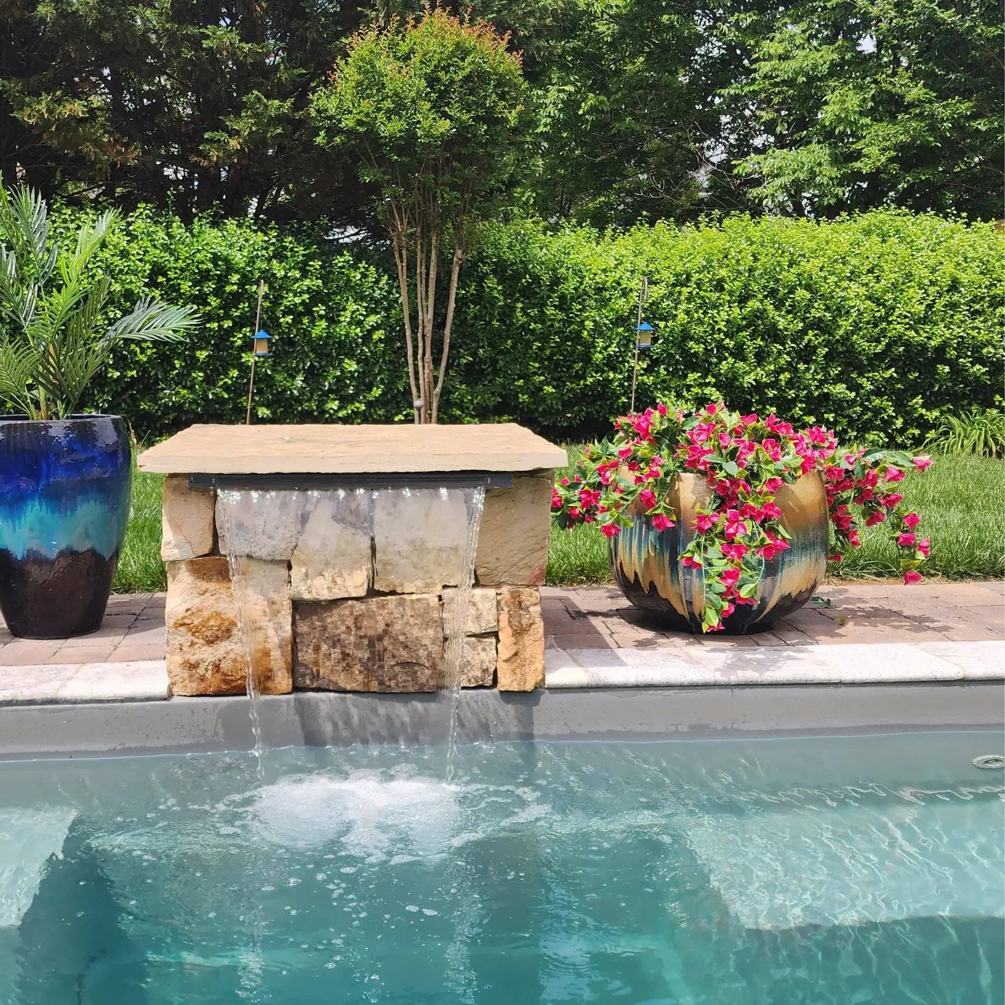 Designer Plants - Wholesale Artificial Flowers - (5 Pieces) Vibrant Pink Hanging Artificial Bougainvillea Plant, UV Resistant 30"9