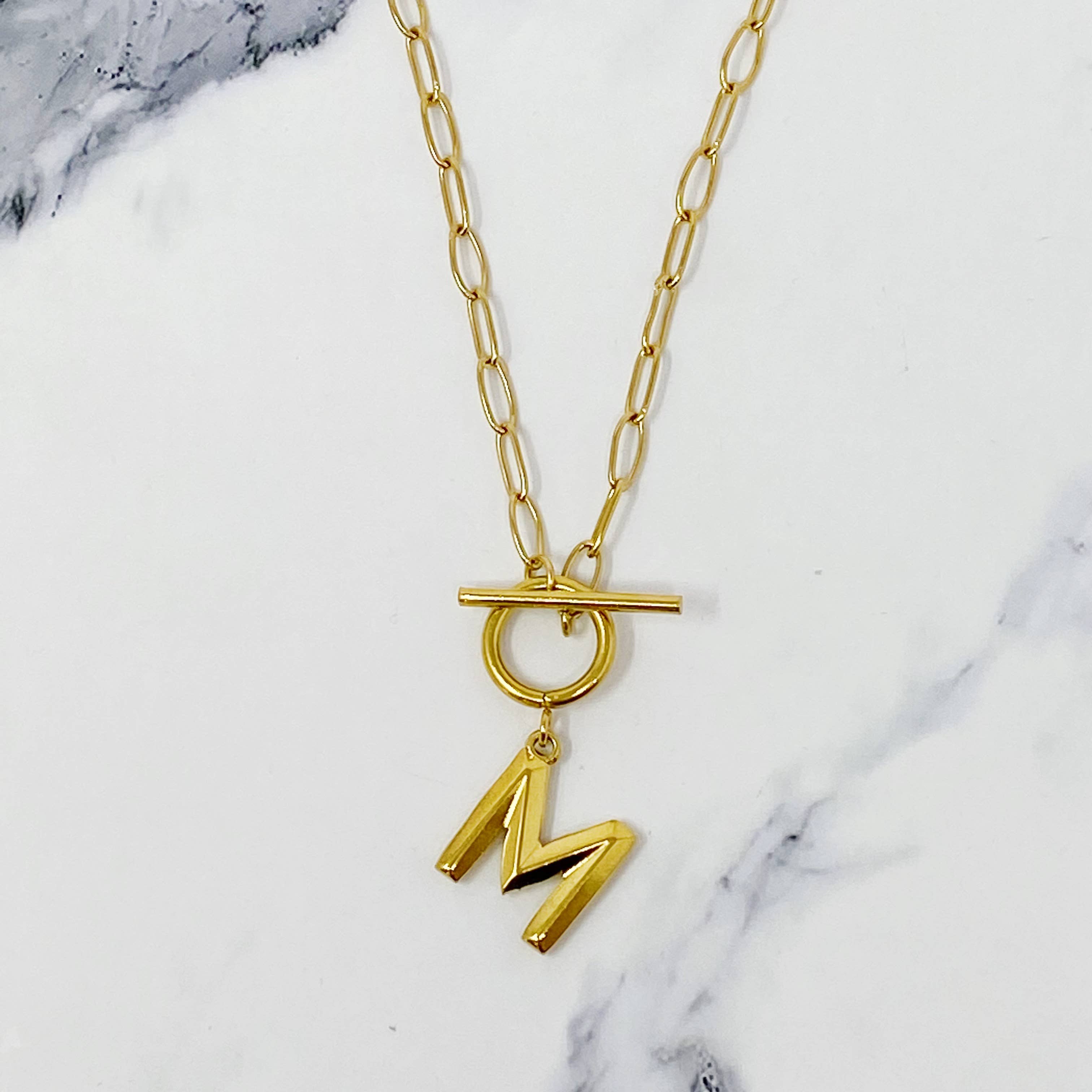 Ellison+Young - Wholesale Pendant/Charm Necklace - Modern Classic Initial Necklace9