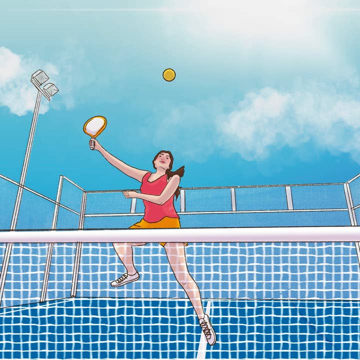 Cartolina Sportiva Padel SP0147 per la vendita all'ingrosso da parte di Sportpostcards