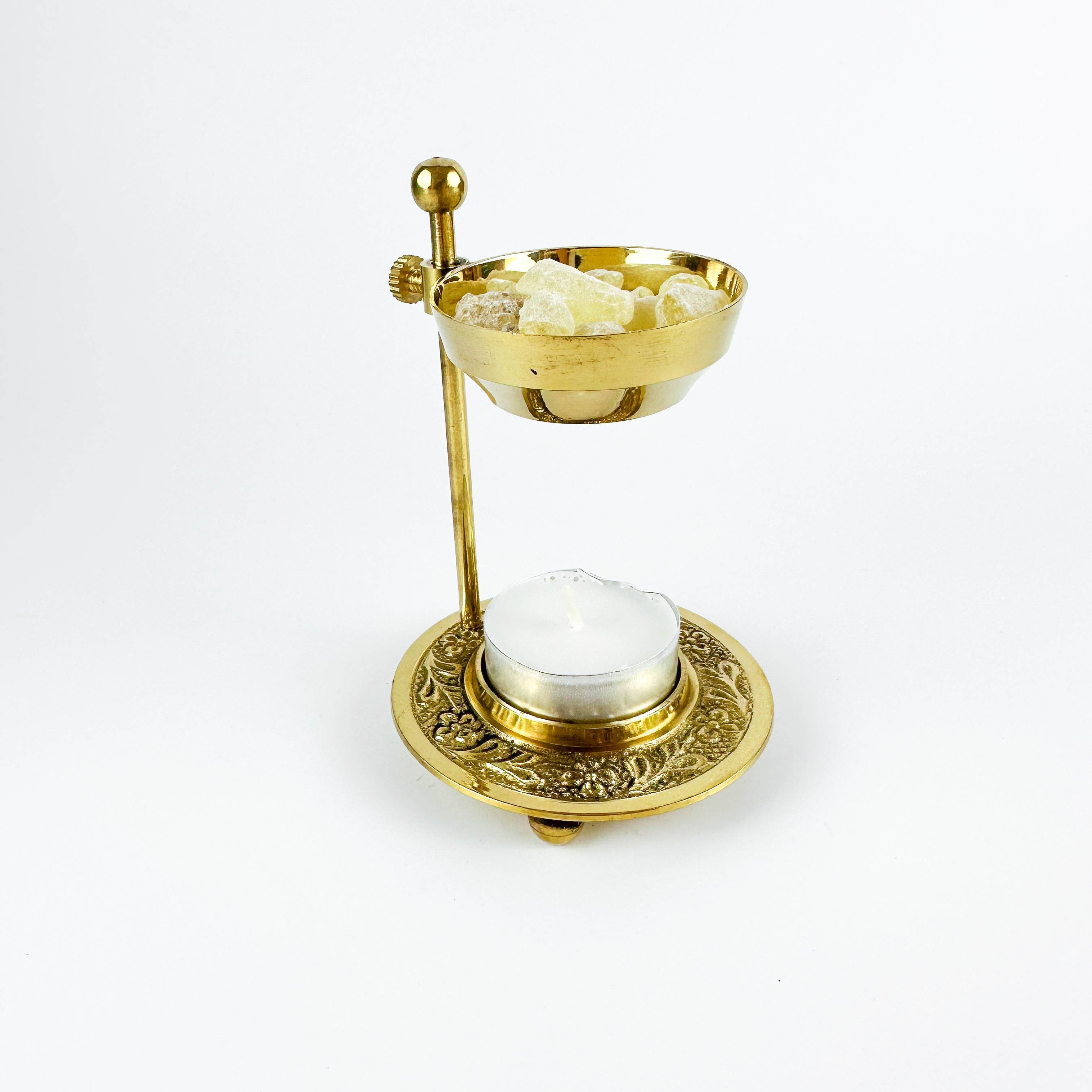 GREENROOTS USA LLC – Engroshandel Røgelsesholder – Messingharpiksbrænder 4,5 „H (brændeharpiks uden kul)4