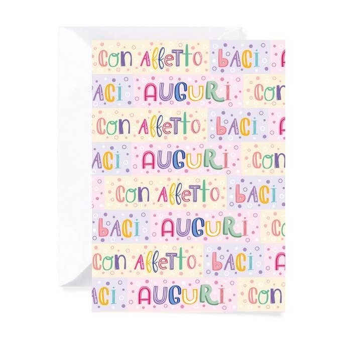 Greeting card - Wishes for wholesale by Very Wonder di Chiara Veri