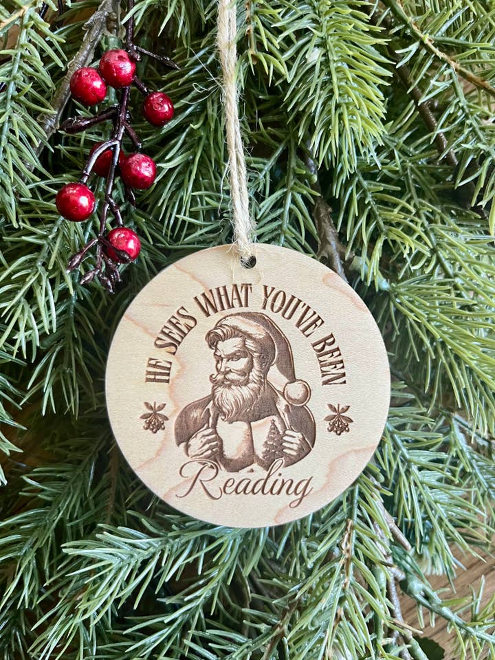 Book Boyfriend Bookish Dragon Wingleader Christmas Ornament for wholesale by Rustic Raleigh