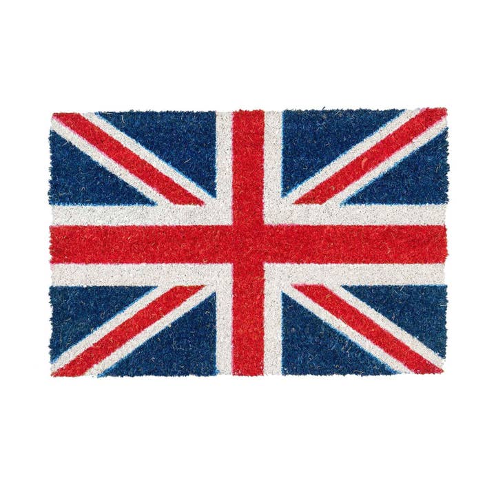 Nicola Fjeder Skridsikker Kokos Dørmåtte - 60 x 40cm - Union Jack for engroshandel hos Rinkit Ltd
