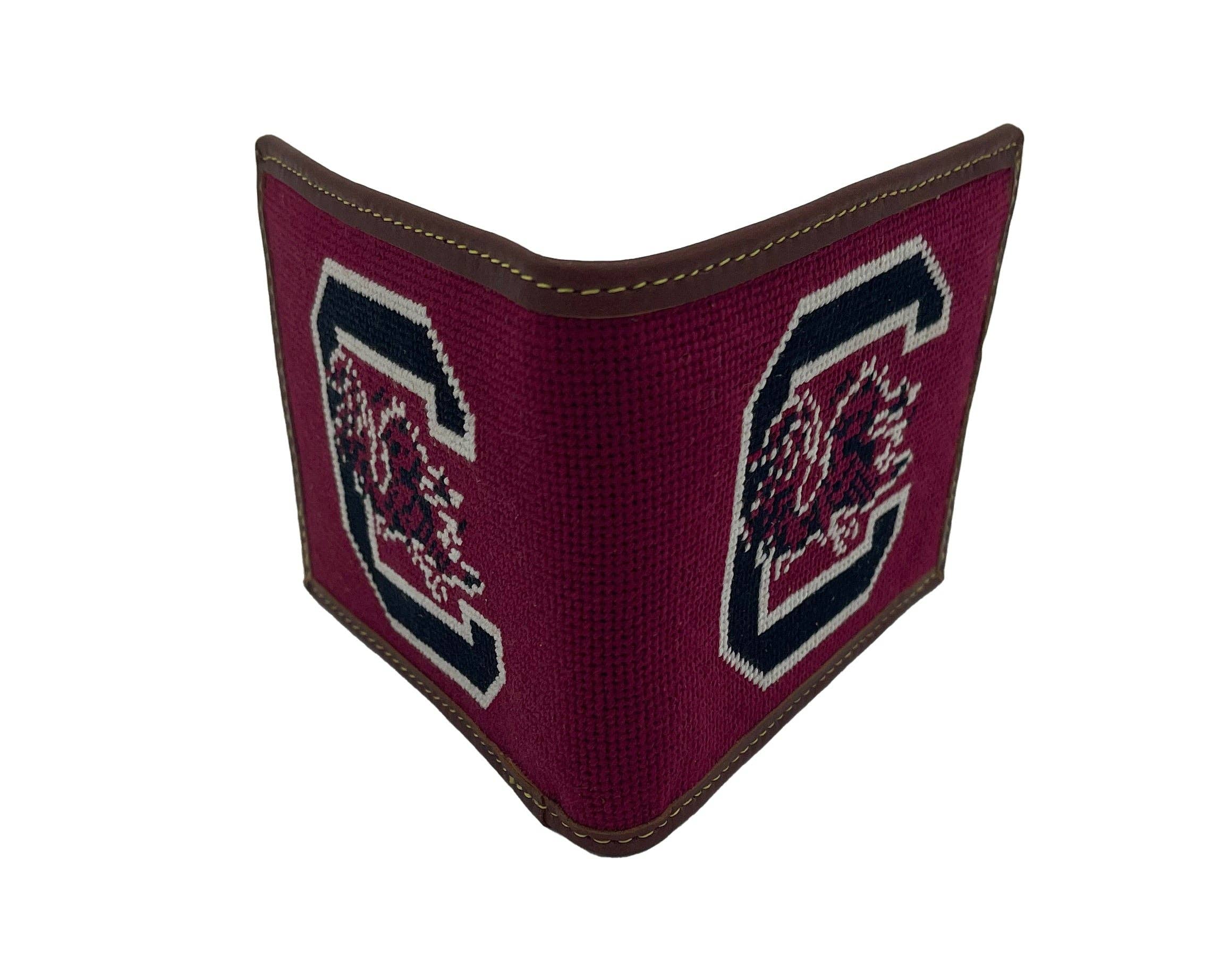 Charleston Belt – Großhandel Brieftasche – Unisex – Nadelpunkt-Geldbörse mit Logo der University of South Carolina (USC) Gamecocks2