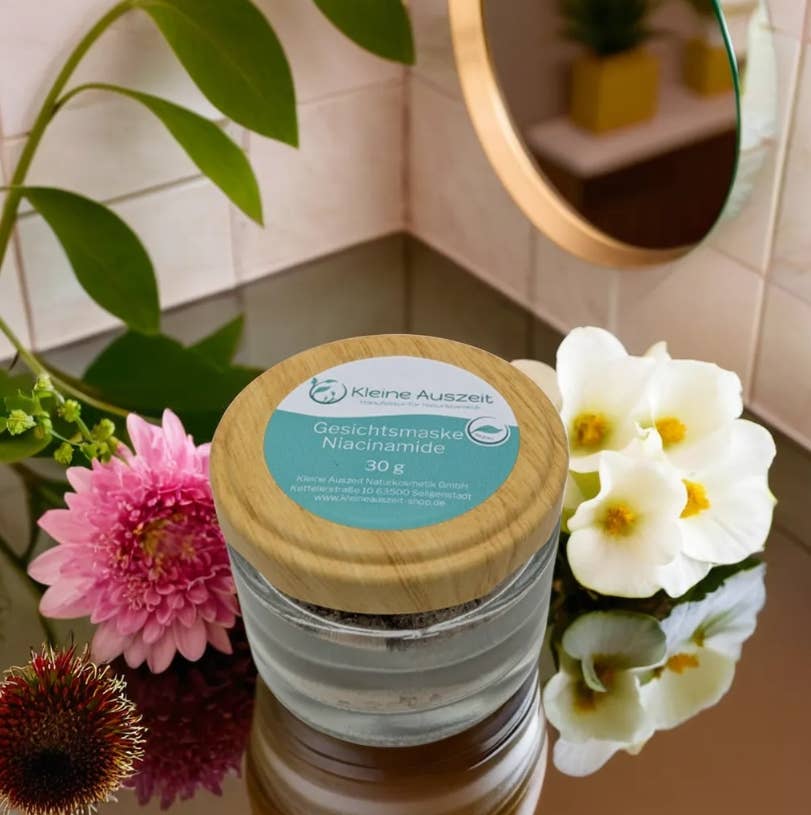 Kleine Auszeit Manufaktur - Vente Masque pour le visage - Masque facial Niacinamide - affine les pores0