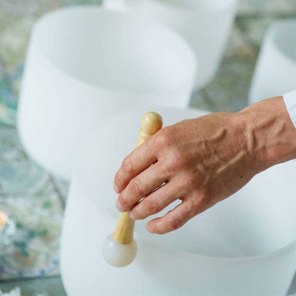 Earths Elements Wholesale - Wholesale Meditation Supplies - Crystal Singing Bowl - 12" Note A1