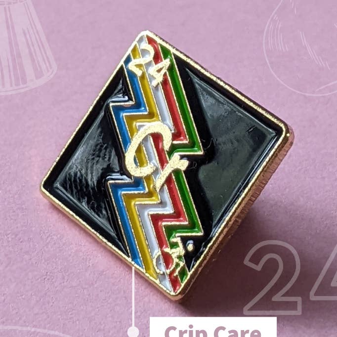 Crip - Chromium | Enamel Badge for wholesale by Yas Petit Poulet