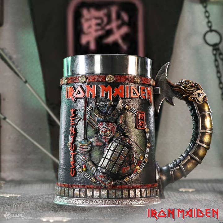 Iron Maiden Senjutsu Tankard 15.5cm for wholesale by WONDER IMPORTS AUSTRALIA