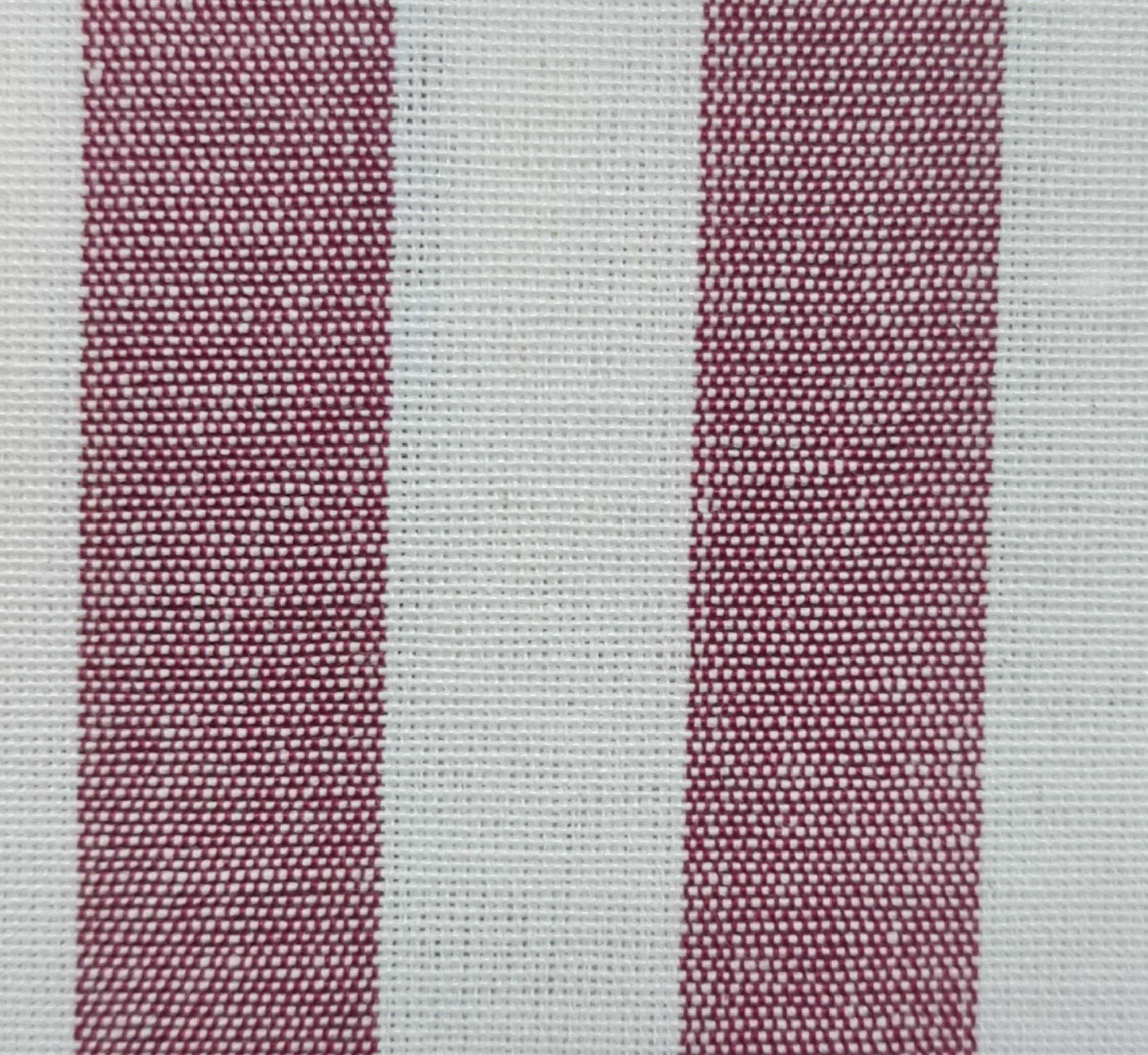 Lunaria Lab - Wholesale Christmas Decoration - Padded Bow in Wide Striped Cotton 14x15cm8