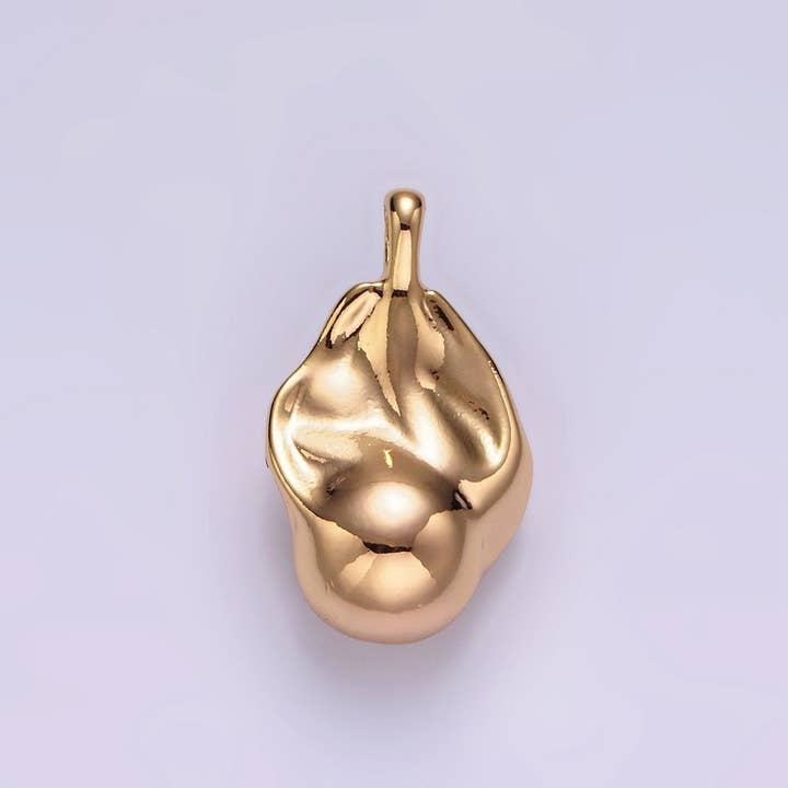 16K Gold Filled 22mm Abstract Molten Minimalist Pendant | N1909 for wholesale by Aim Eternal