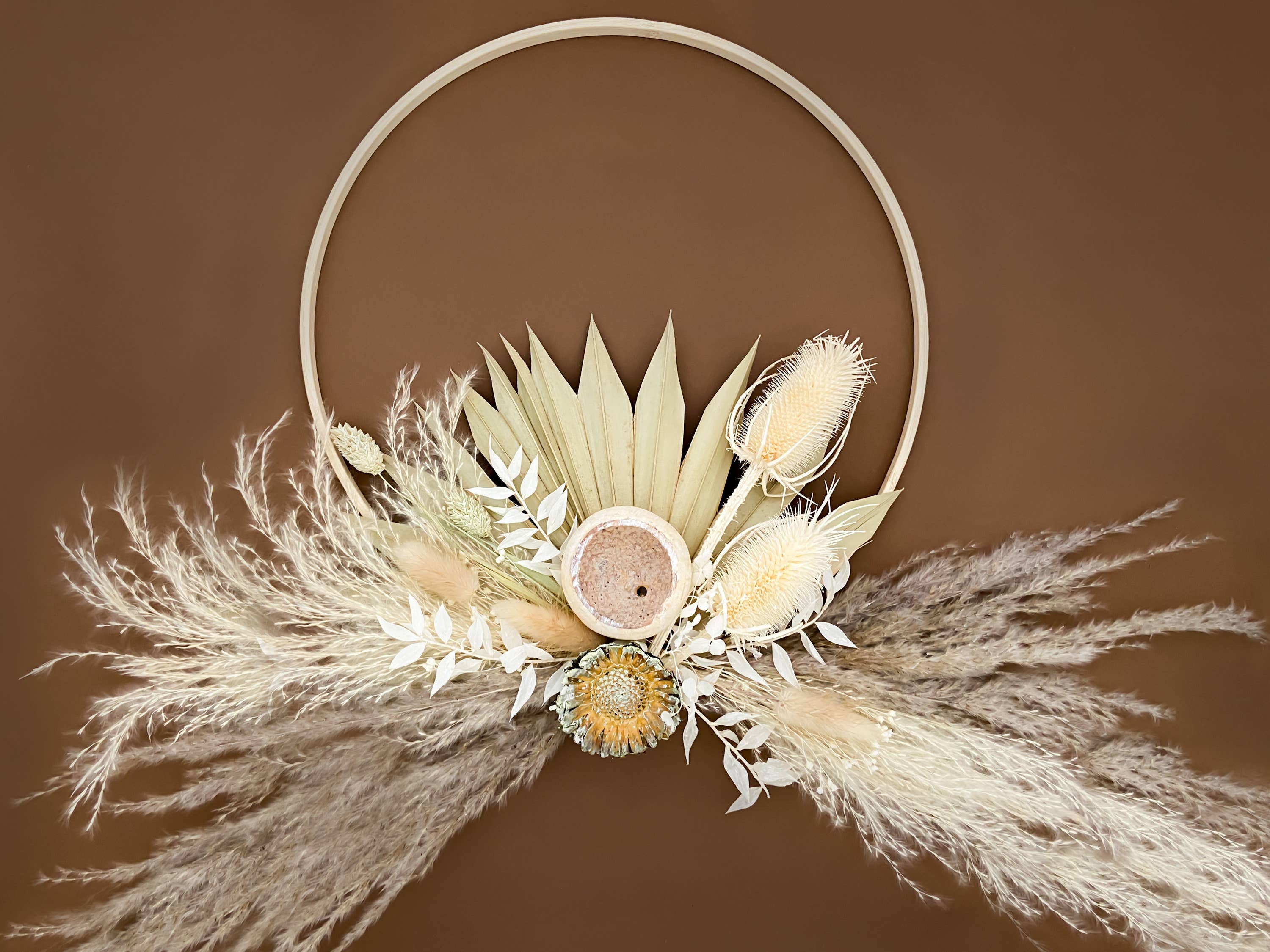 OLF - Wholesale Wreath - Rustic Dried Flowers Wreath1