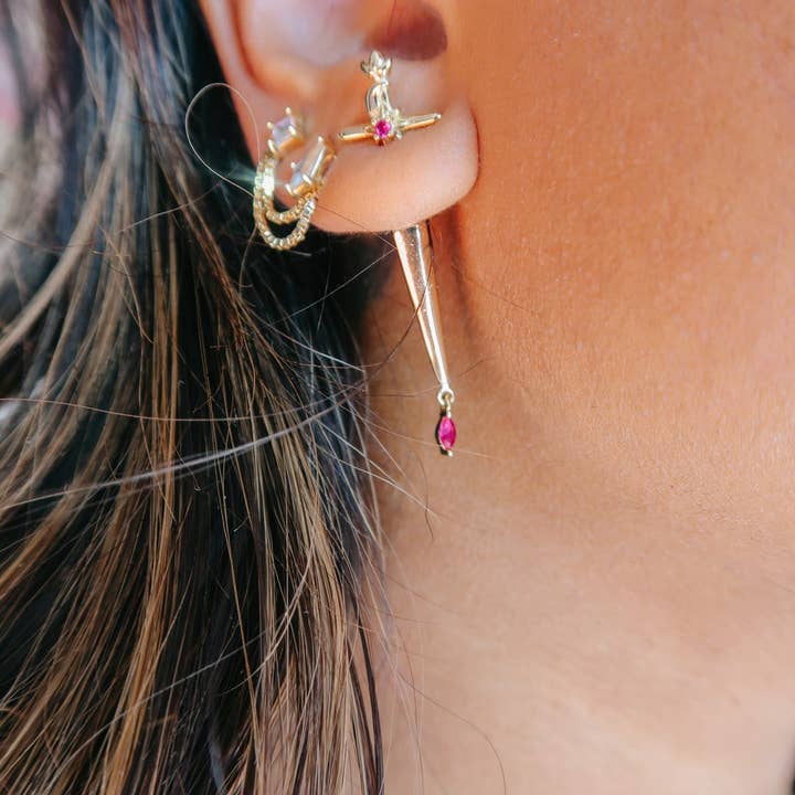 Bittersweet - Wholesale Dangle Earrings - Goldryn Celestial Sword Earrings14