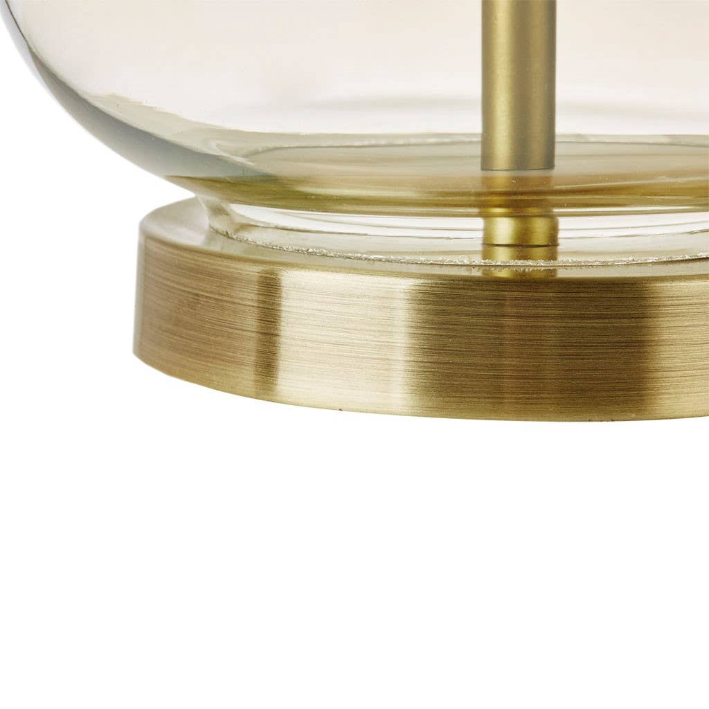 Olliix - Wholesale Accent/Desk Lamp - [Set of 2] Clear Glass Base Table Lamps, Gold Glass4