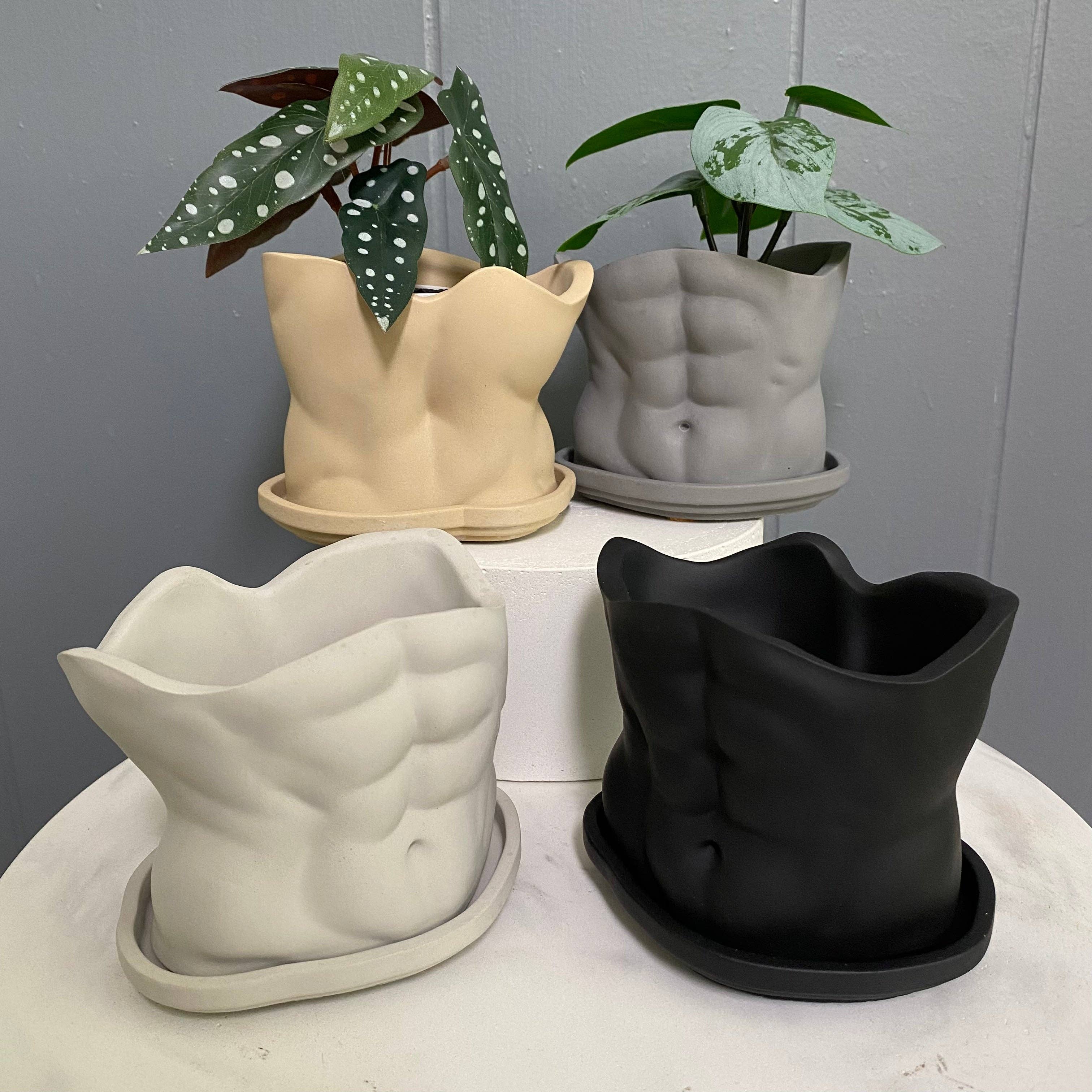 Fancy Concrete – Großhandel Blumentopf – SIXPOT BODY POT FÜR HERREN | HERREN-TORSO-PFLANZGEFÄSS AUS BETON3