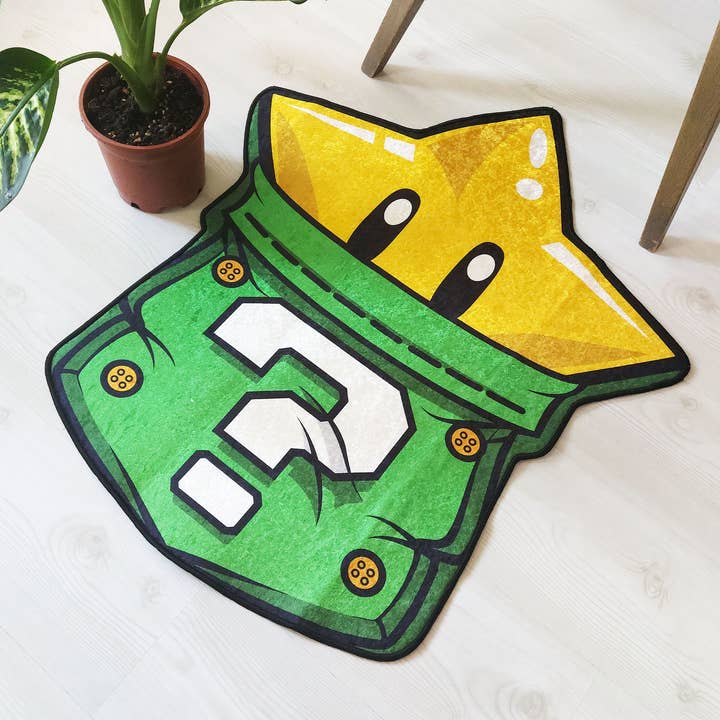 Söt arkadspel stjärna matta, klassisk retro inredning, lekrum för wholesale av Enico Rugs