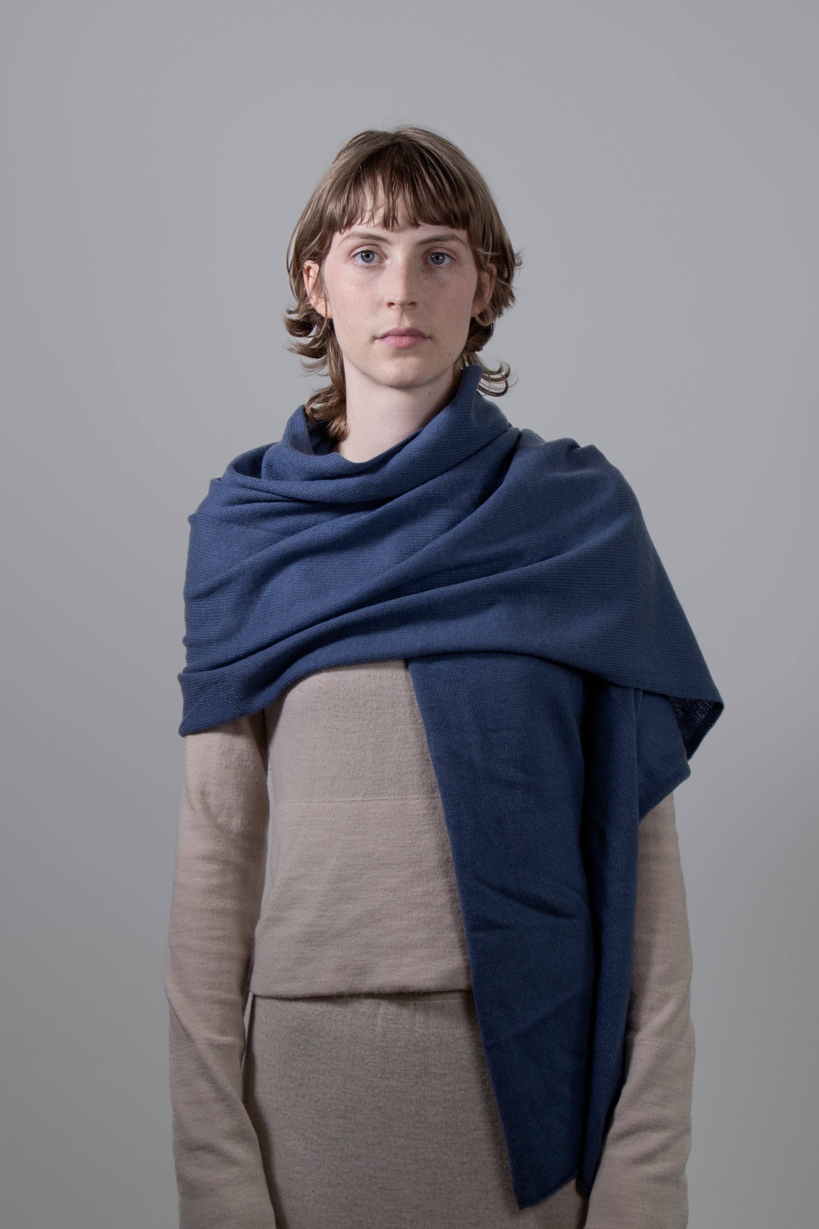 elenomad - Wholesale Scarf - Unisex - LOOSE EDGE - 100% Pure Cashmere Knitted Wrap Scarf , 60*180 cm12