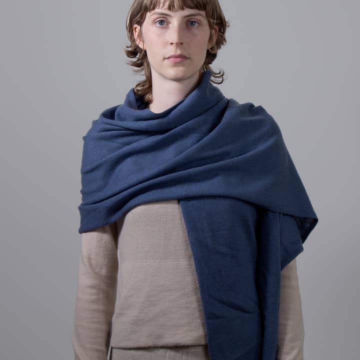 elenomad - Wholesale Scarf - Unisex - LOOSE EDGE - 100% Pure Cashmere Knitted Wrap Scarf , 60*180 cm12