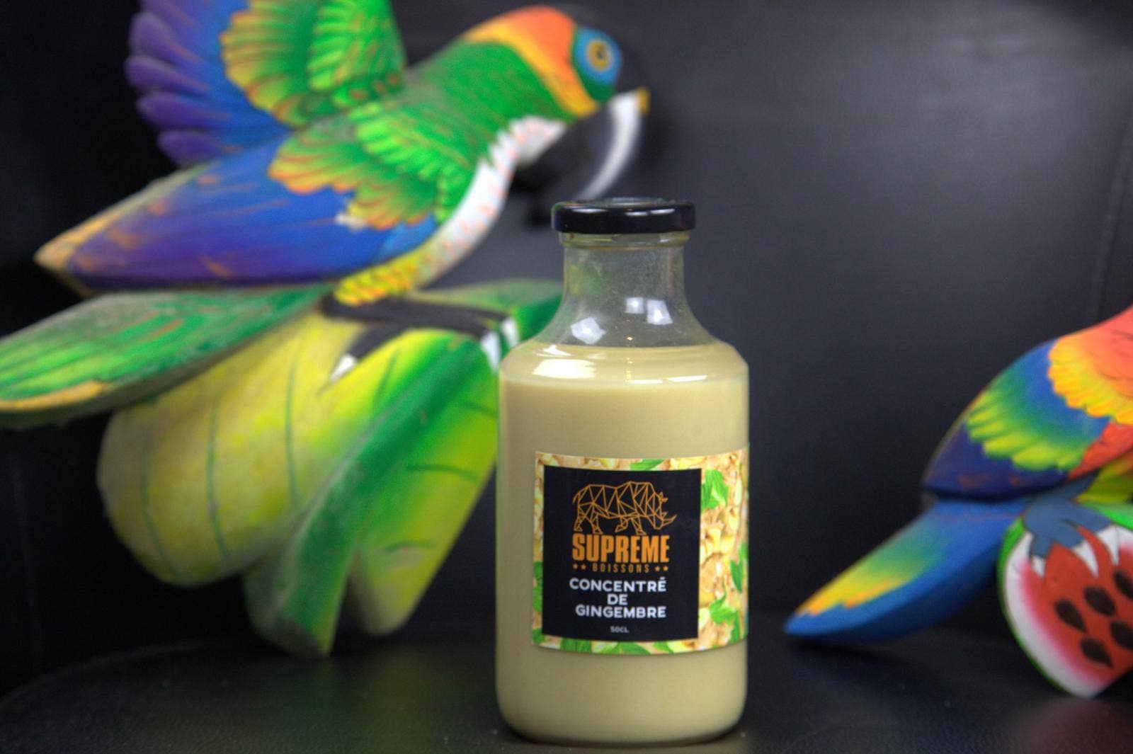 SUPRÊME BOISSONS - Wholesale Wellness Juice/Tonic - ORGANIC GINGER CONCENTRATE 70% SUGAR-FREE 50CL