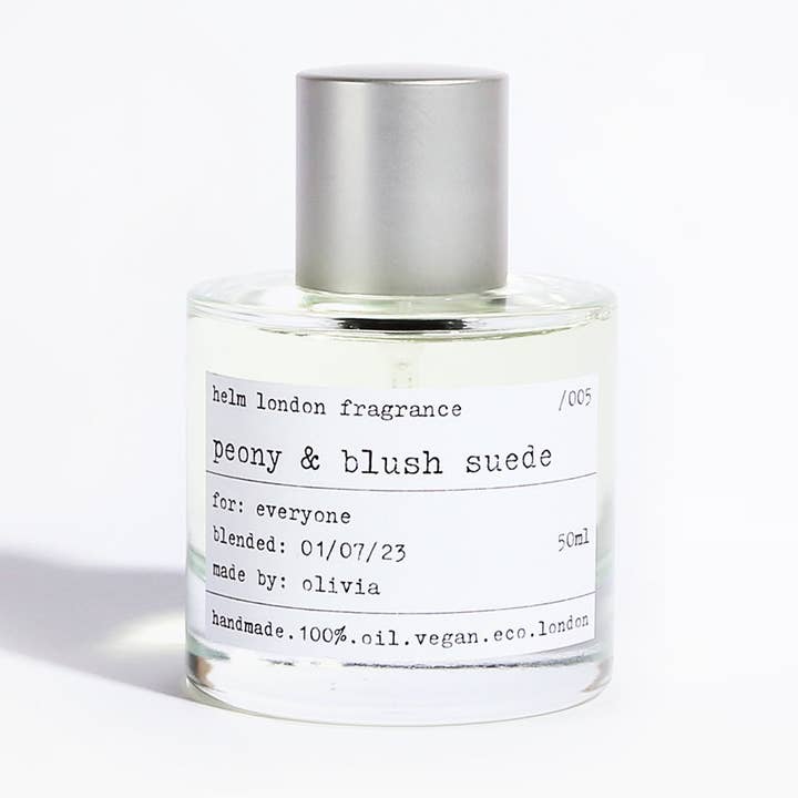 Helm London – wholesale Perfume/eau de toilette – Peony & Blush Suede Fragrance - 50ml