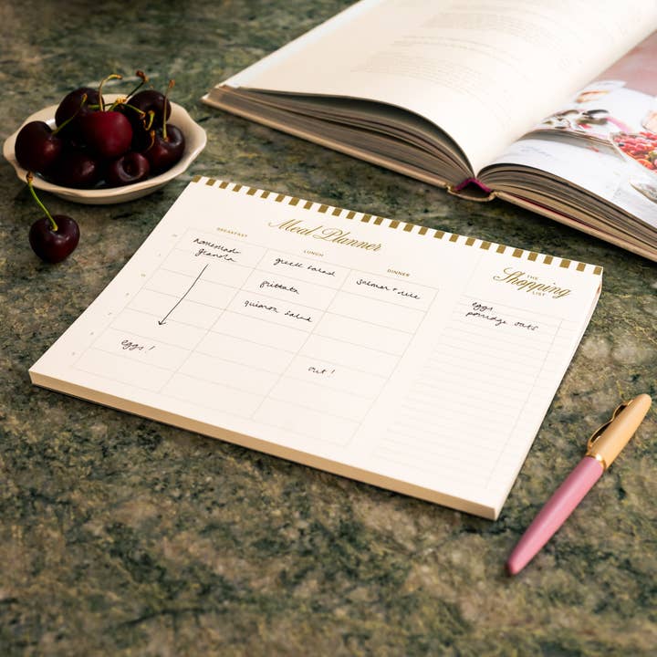 Papier - Wholesale Planner - Undated Weekly Meal Planner - Cherry 3