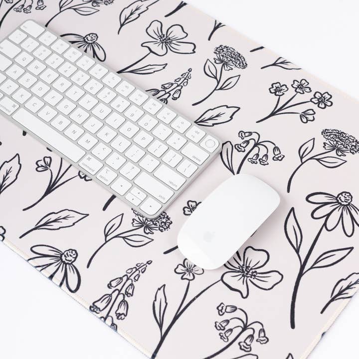 Elyse Breanne Design – wholesale Desk pad – Pressed Floral Desk Pad1