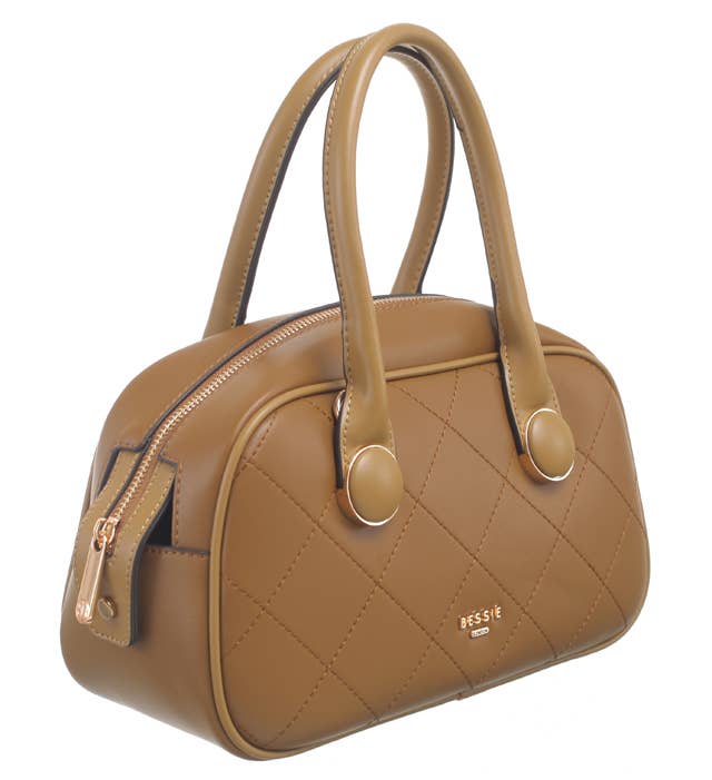 Bessie London - Wholesale Top Handle Bag - Women's - QUILTED BOSTON BAG11