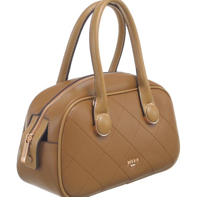 Bessie London - Wholesale Top Handle Bag - Women's - QUILTED BOSTON BAG11