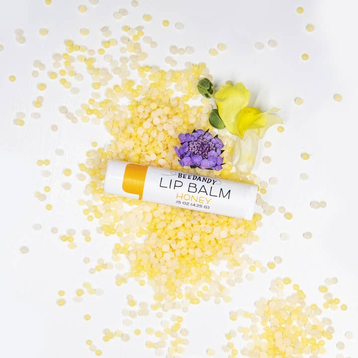 Lip Balm, Honey, all natural, .15 oz tube for wholesale by Beedandy