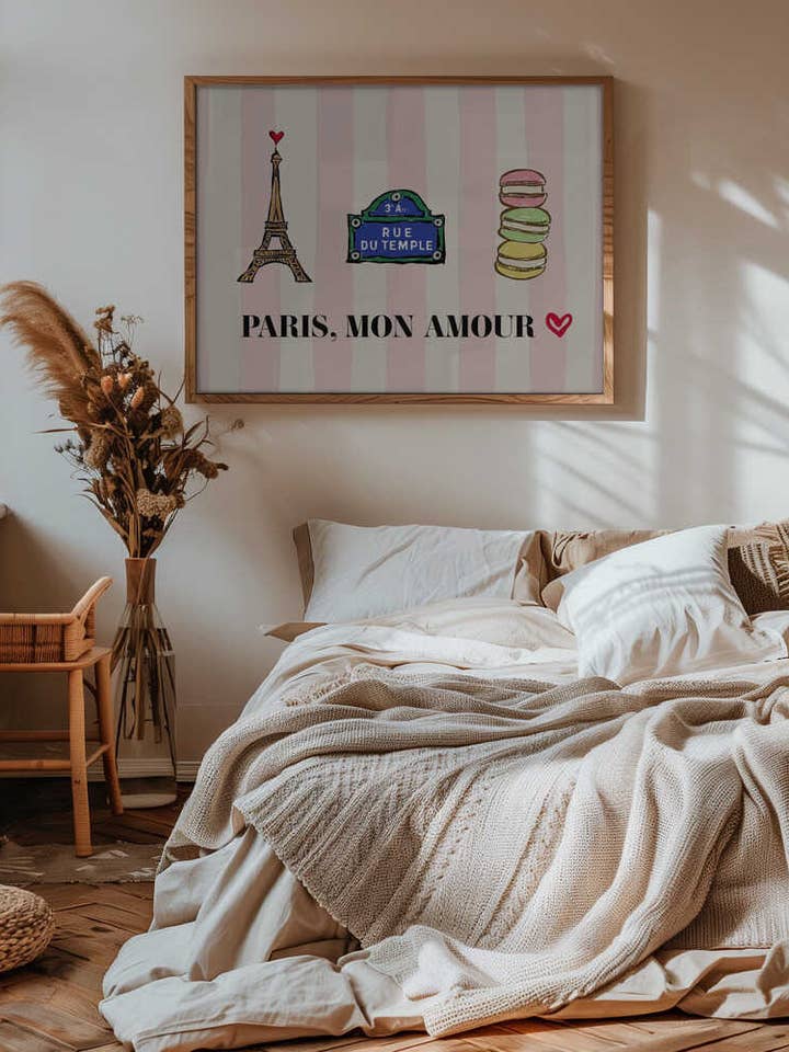 Paris Mon Amour - Affiche de la Ville de Paris pour la vente par Pictufy Wholesale