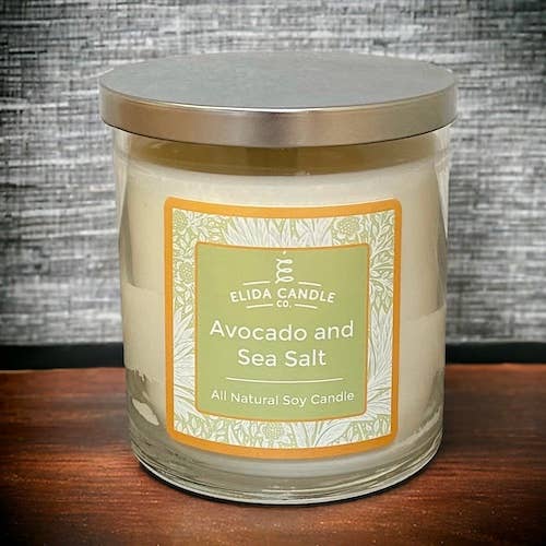 Elida Candle Company, LLC - Wholesale Jar/Filled Candle - 12 oz. Straight Sided Jar Double Wicked Soy Candle