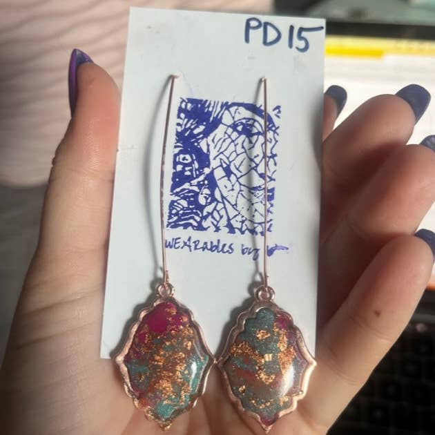 Rose gold drops for wholesale by WEARABLES BY B LLC