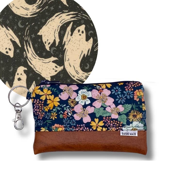 Ghost Haunt Zipper Pouch for wholesale by Daisie Maze