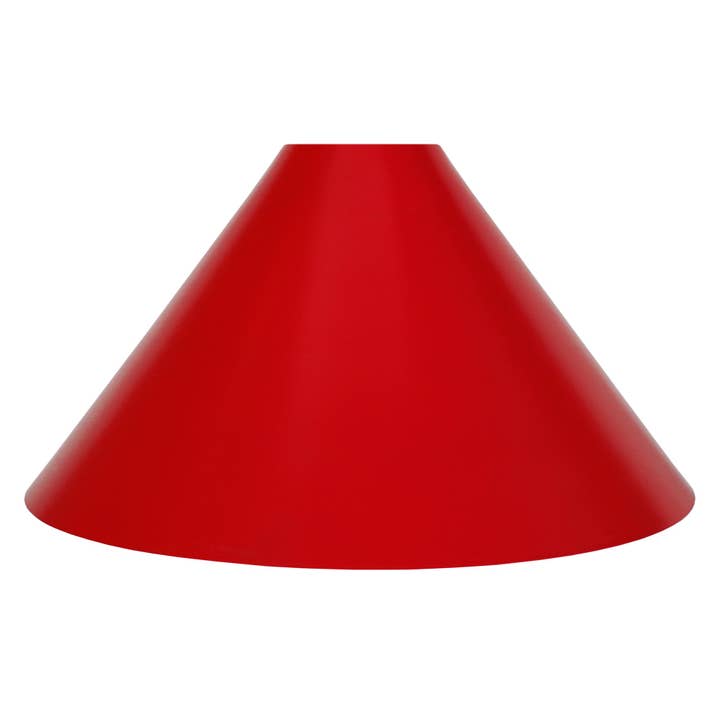 KARRI - Red Metal Conical Lampshade for wholesale by Tosel Shop