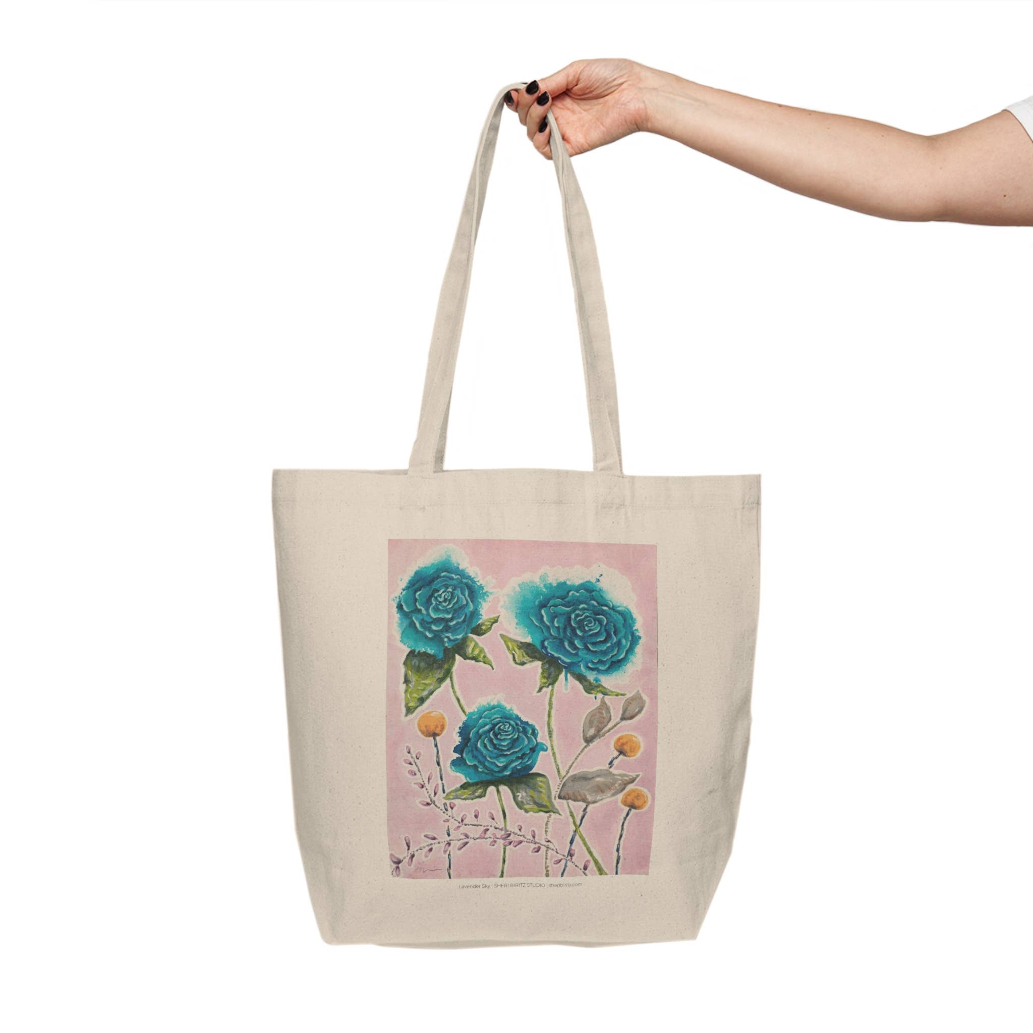 Sheri Biritz Studio - Wholesale Tote Bag - Women's - Lavender Sky | Tote Bag3