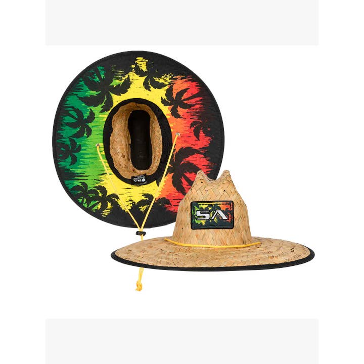 Soul of Adventure - Vendita all'ingrosso Cappello di paglia - Unisex - Cappello di Paglia Classico / Cappello da Bagnino – Ampia Tesa UPF 50+25