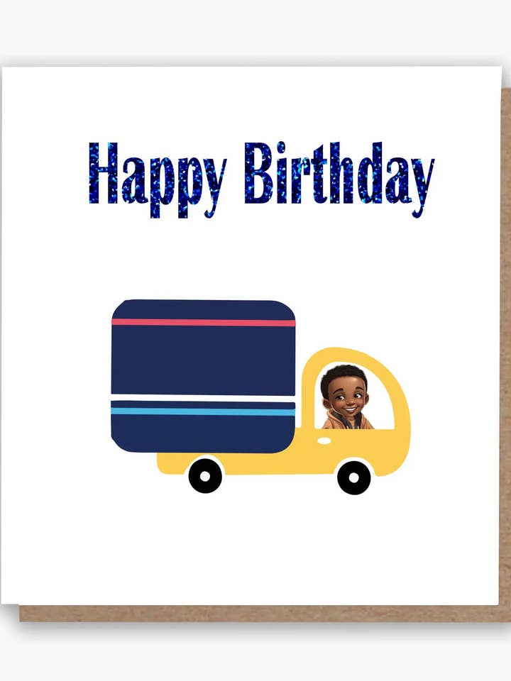 Biglietto di Compleanno per Bambino con Camion! per la vendita all'ingrosso da parte di All Shades