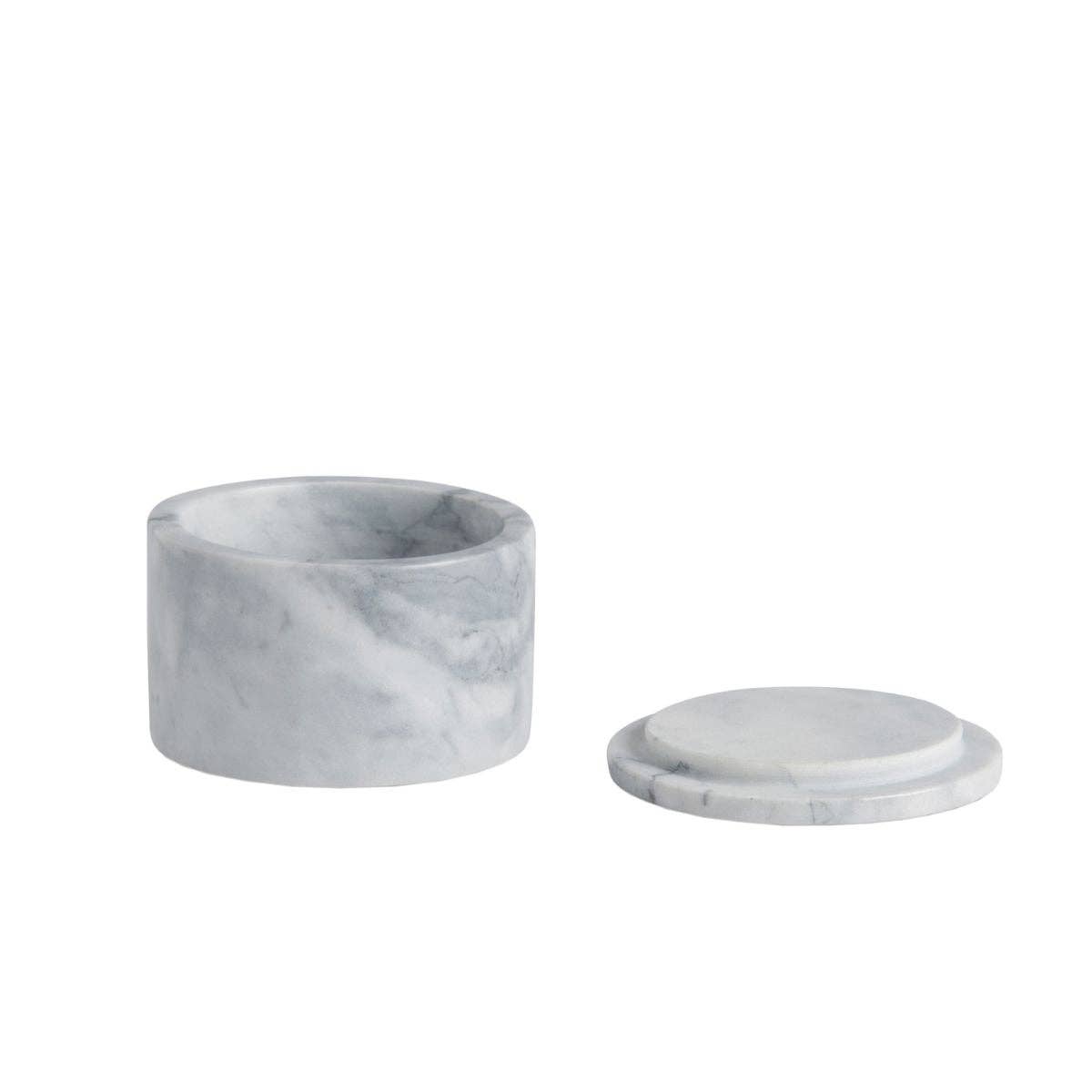 Andrea House - Wholesale Decorative Box - Round white marble box1