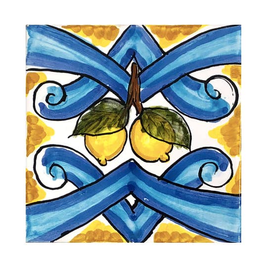 Coasters Limone pour la vente par Oriana Lamarca Designs