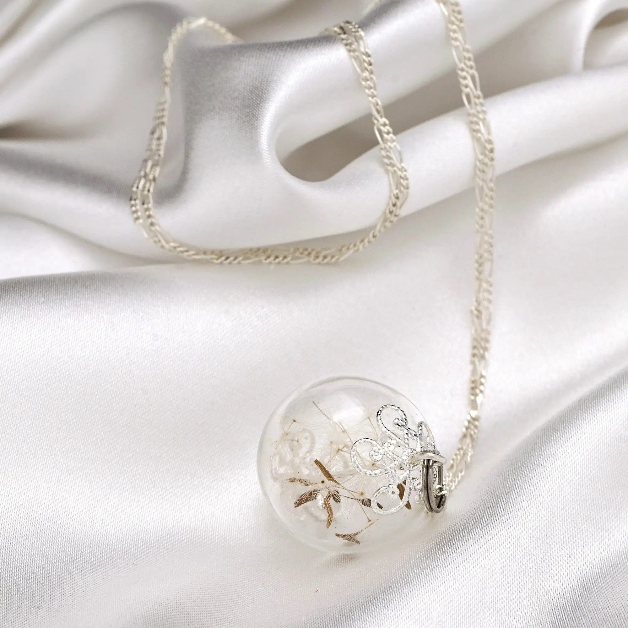 MadamLili - Wholesale Pendant/Charm Necklace - Dandelion Seed Pendant Necklace - 925 Sterling Silver6