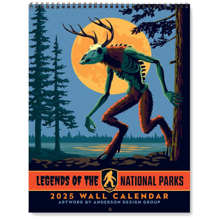 Anderson Design Group – wholesale Kalender – Väggkalender 2025: Nationalparkens legender1