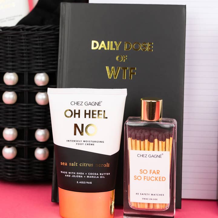 Chez Gagné - Wholesale Journal/Diary - Daily Dose of WTF - Hardcover Daily Journal - Black7