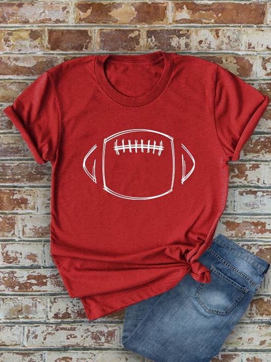 Football Game Day, Unisex Round Neck T-Shirt for wholesale by Top Avenue