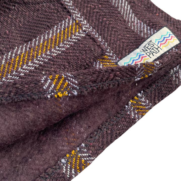 West Path - Wholesale Hoodie - Unisex - Baja Hoodie Mexican Poncho - Soft Hooded Sweater - Brown3