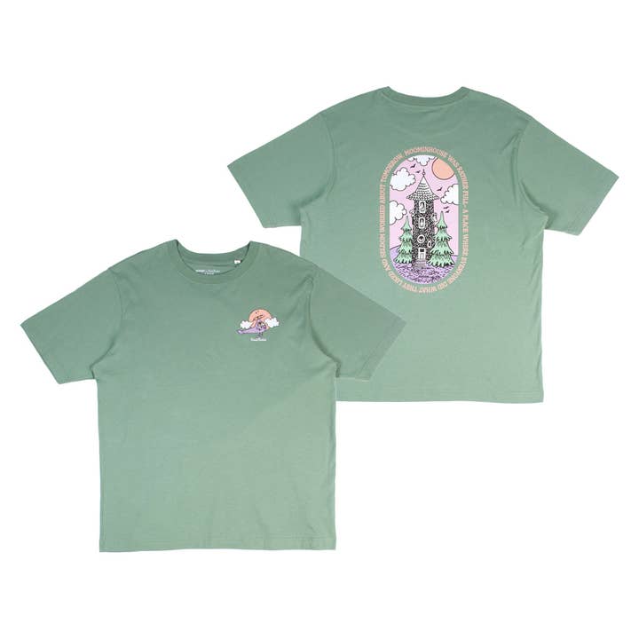 T-Shirt Moomin - Green for wholesale by Nordicbuddies