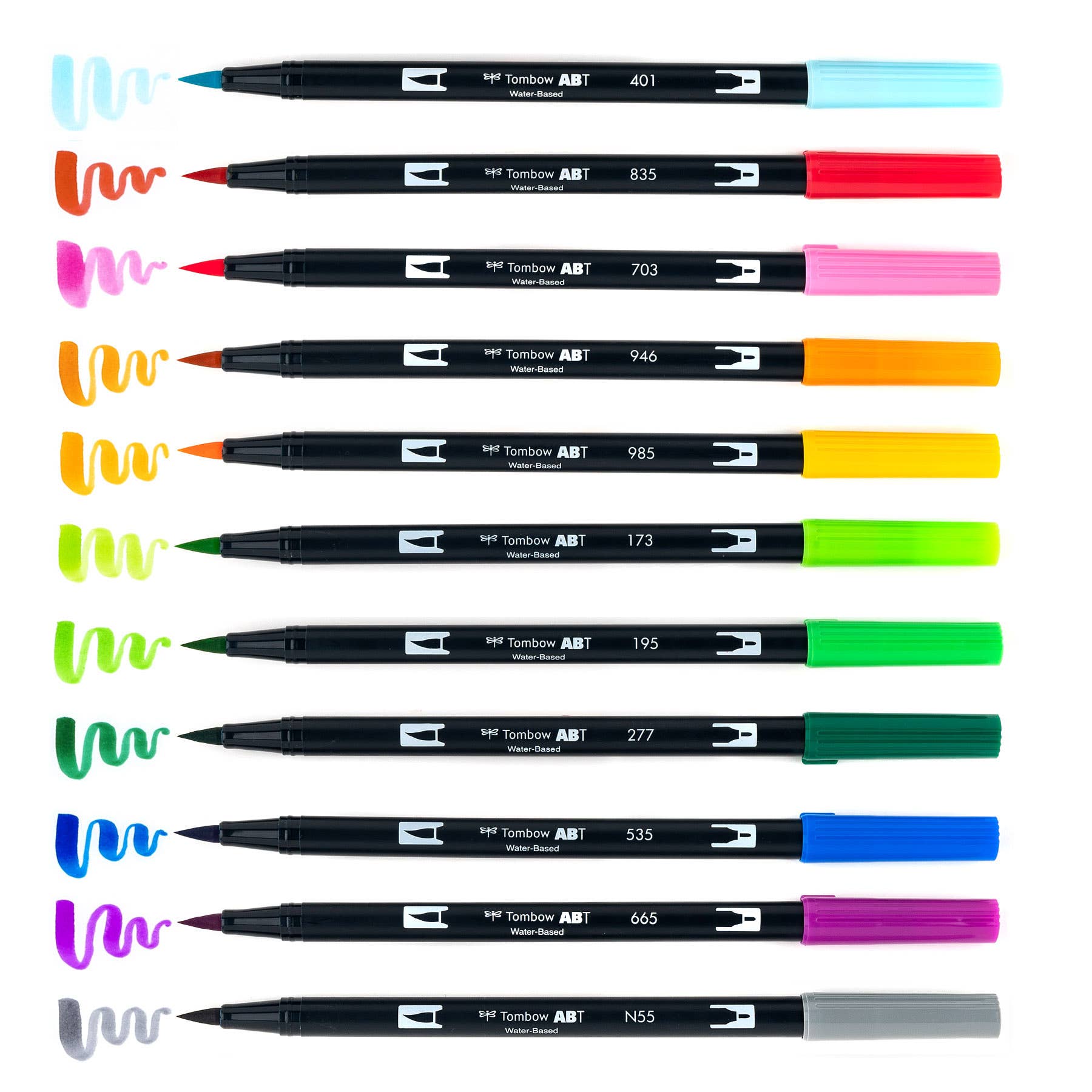 Tombow - Wholesale Marker - Dual Brush Pen Art Markers, Watercolor Favorites, Bonus Pack1