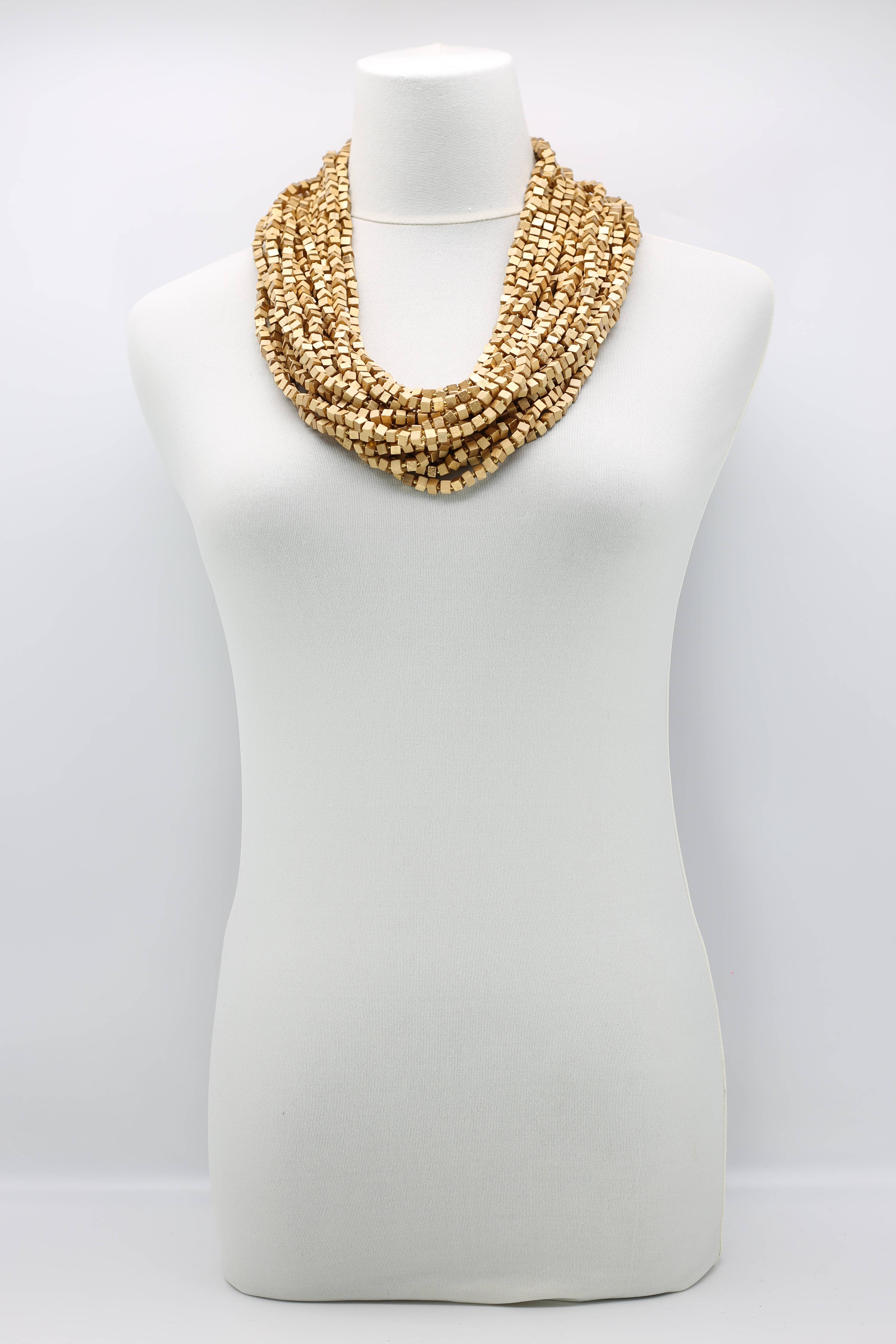 Jianhui London – Engroshandel Perlehalskæde – Den næste Pashmina halskæde Træperler - Mosaic Art37